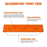 Blockbuster Carbide Cutting Edge System blade front view