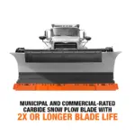 Razor Carbide Cutting Edge System on truck