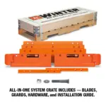 Razor Carbide Cutting Edge System crate contents