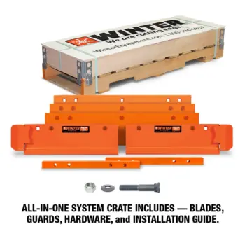 Razor Carbide Cutting Edge System crate contents