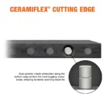 Ceramiflex cutting edge detail