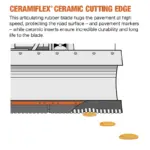Ceramiflex Ceramic Cutting Edge System cutting edge