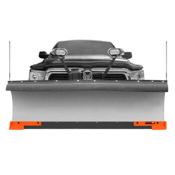 Xtendor® cast steel plow guard curb guard with Impervium<sup>®</sup> carbide on truck