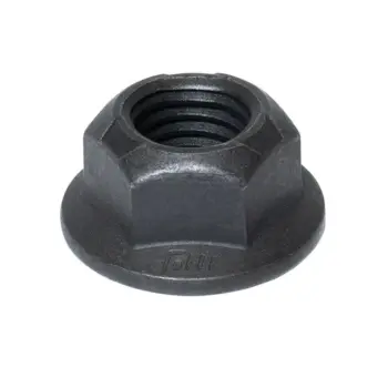 Flange Lock Nut top view