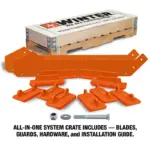 MoDUS Modular Skid Shoe System Arctic LD crate contents