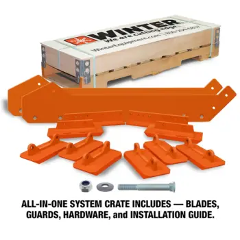 MoDUS Modular Skid Shoe System Arctic LD crate contents