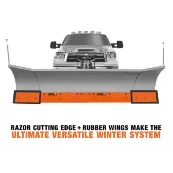 Pegasus Expandable Plow Cutting Edge System on truck