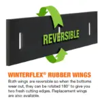 Pegasus Winterflex Rubber Wings reversible