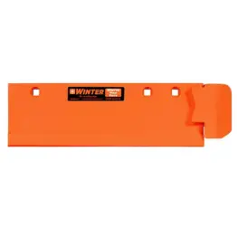 PlowGuard CurbCast curb guard blade saver driver side front view Impervium® carbide
