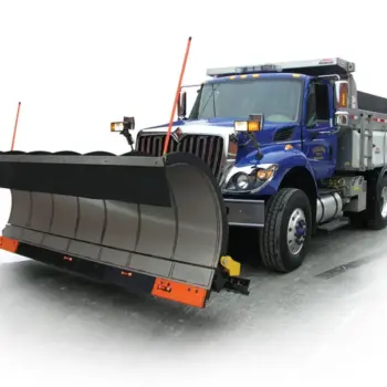 PlowGuard Straight installed on truck