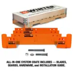 Razor Arrow Straight Blade System crate contents
