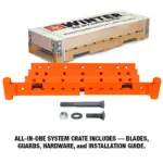 Roadmaxx Carbide Cutting Edge System crate contents