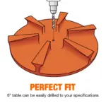 Universal Salt Spinner drill for perfect fit