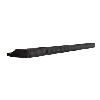 Ceramiflex rubber blade bottom 3/4 view