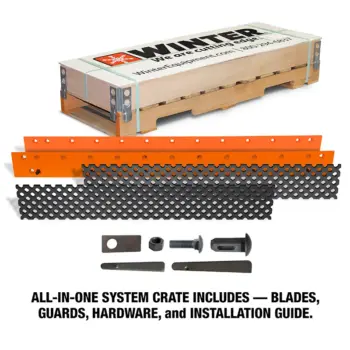 Valkyrie Perforated Blade System Crate Contents