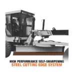 Valkyrie Perforated Blade System on Motor Grader