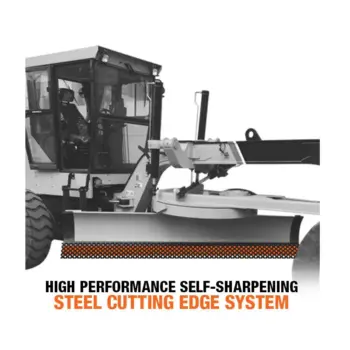 Valkyrie Perforated Blade System on Motor Grader