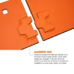 Victory steel cutting edge system alignment tabs