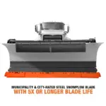 Victory steel cutting edge system on truck