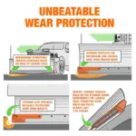Xtendor Plow Guards unbeatable wear protection