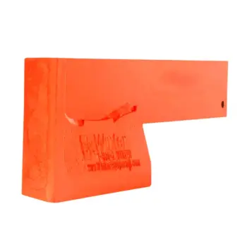 Xtendor® cast steel plow guard curb guard with Impervium<sup>®</sup> carbide side view