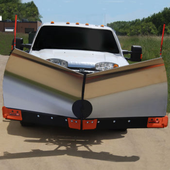 V-Plow Guards installed on truck
