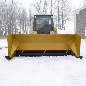 WinterFLEX rubber snow plow blade on snowpusher