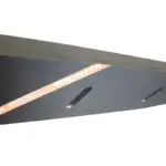 WinterFLEX rubber snow plow blade top view