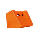 V-Plow cast steel nose guard