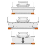 Xtendor Cast Guards installed on different plows