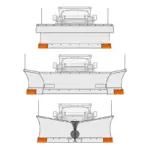 Xtendor Cast Guards installed on different plows