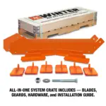 MoDUS Modular Polyurethane Shoe System Arctic crate content