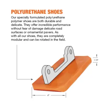 modus polyurethane skid shoe feature