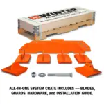 MoDUS Modular Polyurethane Shoe System Pro-Tech crate content