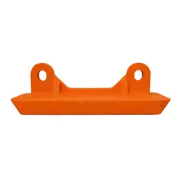 Replacement cast steel with Impervium®carbide wear pad for MoDUS modular snow pusher plow shoe