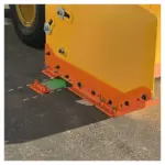 MoDUS cast steel shoe showing placement on adaptor plate