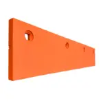 Sectional steel cutting edge for Arctic Sectional Sno-Pusher angle view