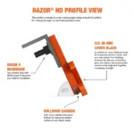 Razor HD Carbide Cutting Edge System profile