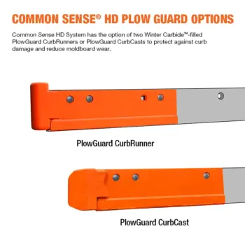 Common Sense steel snow plow cutting edge blade system PlowGuard options