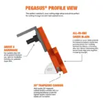 Pegasus Expandable Plow Cutting Edge System profile