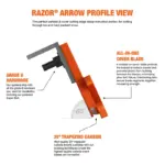 Razor Arrow Straight Blade System profile