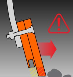Carbide and cover alignment failure - too much overhang