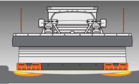 Plow guard positioning
