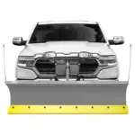 Polyurethane Blade on Contractor Truck