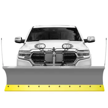 Polyurethane Blade on Contractor Truck